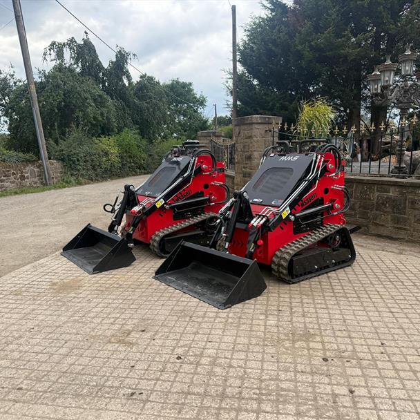 New/Unused 2025 MMS MS360TJ Mini Tracked Skidsteer Loader