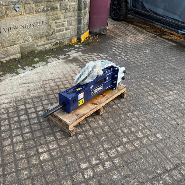 NEW/UNUSED HIROXXX HDX HYDRAULIC ROCK BREAKER excavator for sale in Pilsley, Chesterfield — photo 3