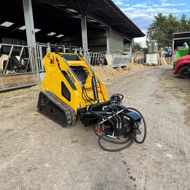 New/Unused 2025 Captok Hydraulic Offset Mini Skidsteer Stump Grinder