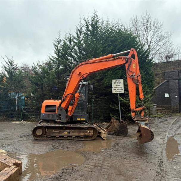 2017 DOOSAN DX85R-3 MIDI EXCAVATOR