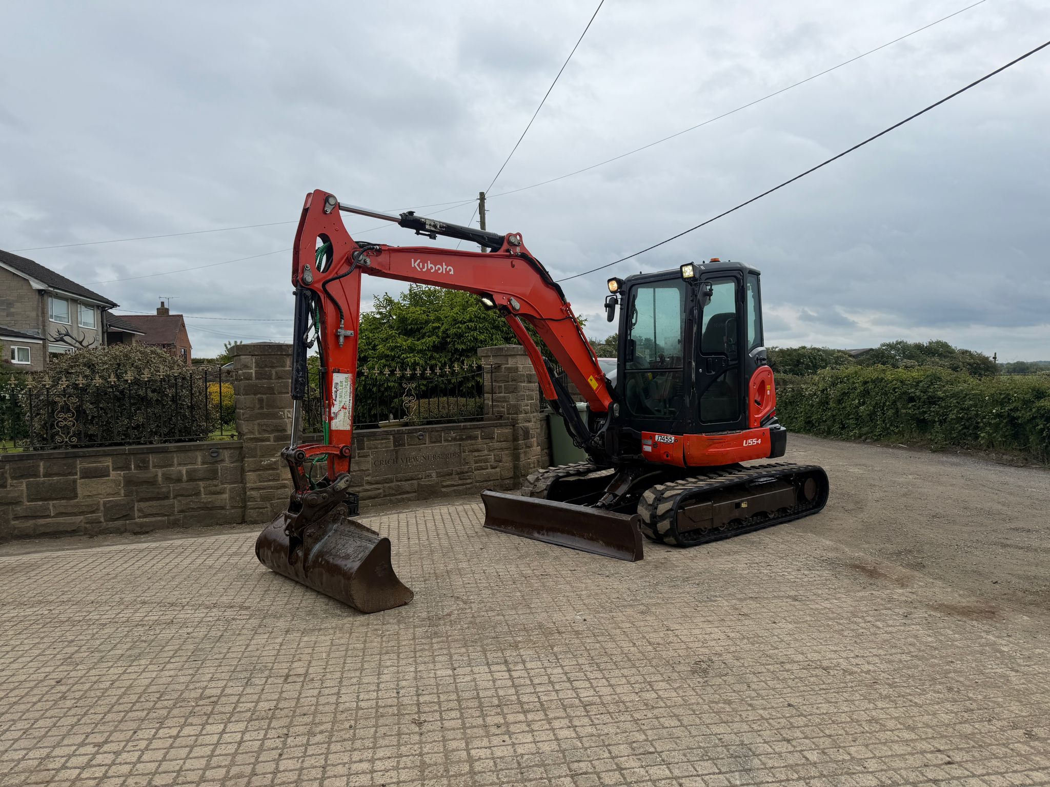 2014 KUBOTA U55-4 MIDI EXCAVATOR