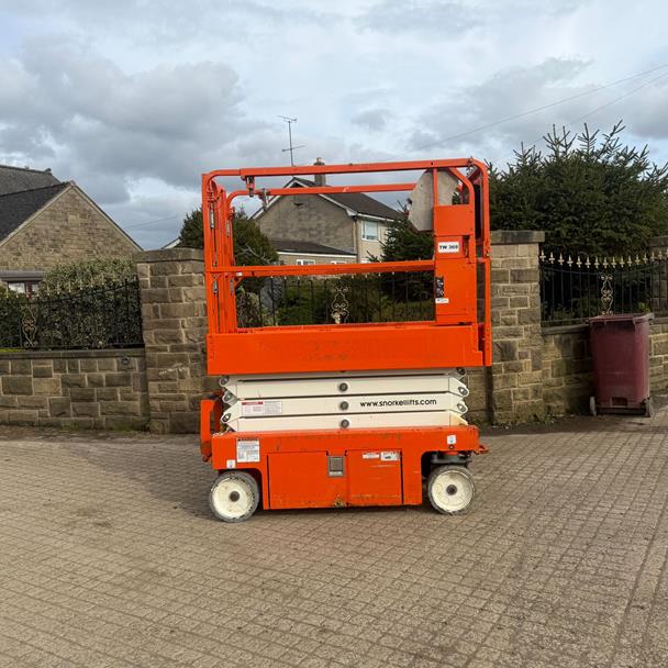 2021 SNORKEL S3219E 7.8MTR ELECTRIC SCISSOR LIFT