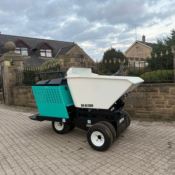 NEW/UNUSED 2026 CAPTOK CK-XL1300 1300KG SWIVEL SKIP TWIN WHEELED PEDESTRIAN DUMPER