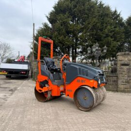 2015 HAMM HD10C VV 1000MM DIESEL TWIN DRUM VIBRATING ROLLER