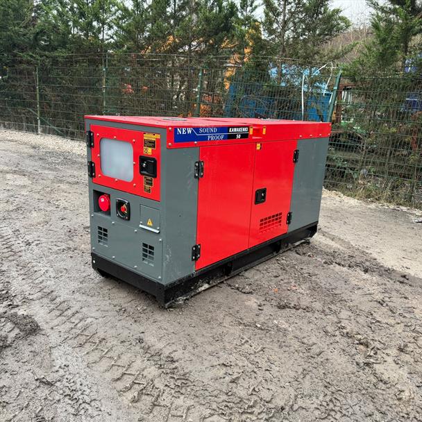 NEW/UNUSED KAWAKENKI 50KVA DIESEL SOUND PROOF GENERATOR compactor for sale in Pilsley, Chesterfield — photo 5