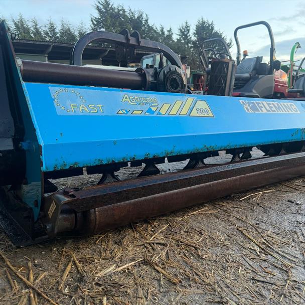 FLEMING AGRICOM FAST-200M PTO DRIVEN 2 METRE FLAIL MOWER mower for sale in Pilsley, Chesterfield — photo 5