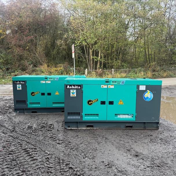 NEW/UNUSED 2025 ASHITA AG3-60 60KVA DIESEL SOUND PROOF GENERATOR