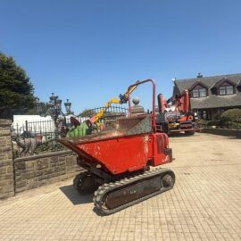Hinowa 2500 2.5 Ton Diesel Rubber Tracked Pedestrian Dumper