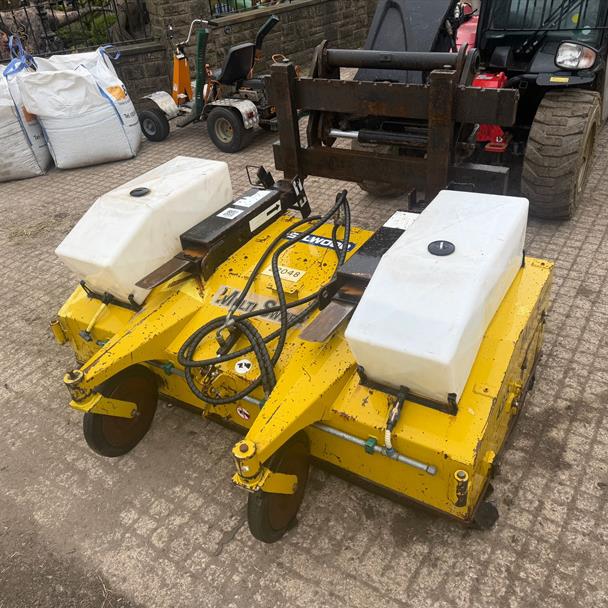 2012 MULTISWEEP 425 2MTR HYDRAULIC SWEEPER COLLECTOR WITH DUAL WATER TANKS