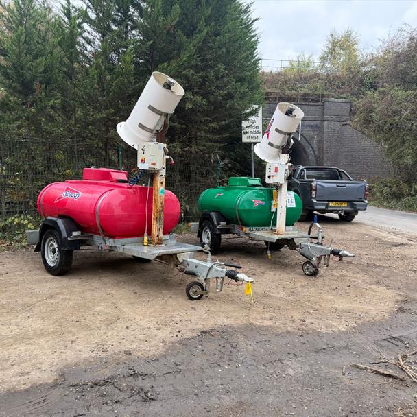 2016/2017 TRAILER ENGINEERING SINGLE AXLE WATER BOWSER TRAILER WITH DUST SUPRESSION UNIT