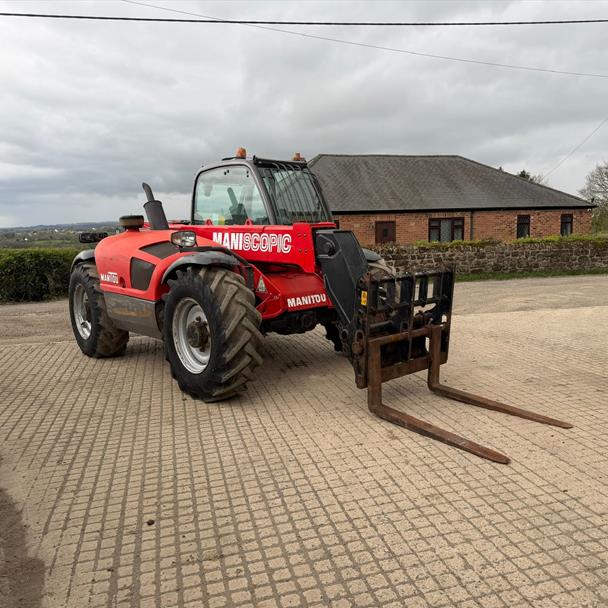 2011 MANITOU MLT732 3.2 TON 7MTR DIESEL TURBO POWERSHIFT TELESCOPIC TELEHANDLER FORKLIFT