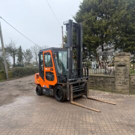 2014 DOOSAN D35C-7 3.5 TON 4.8MTR COUNTERBALANCE DIESEL FORKLIFT