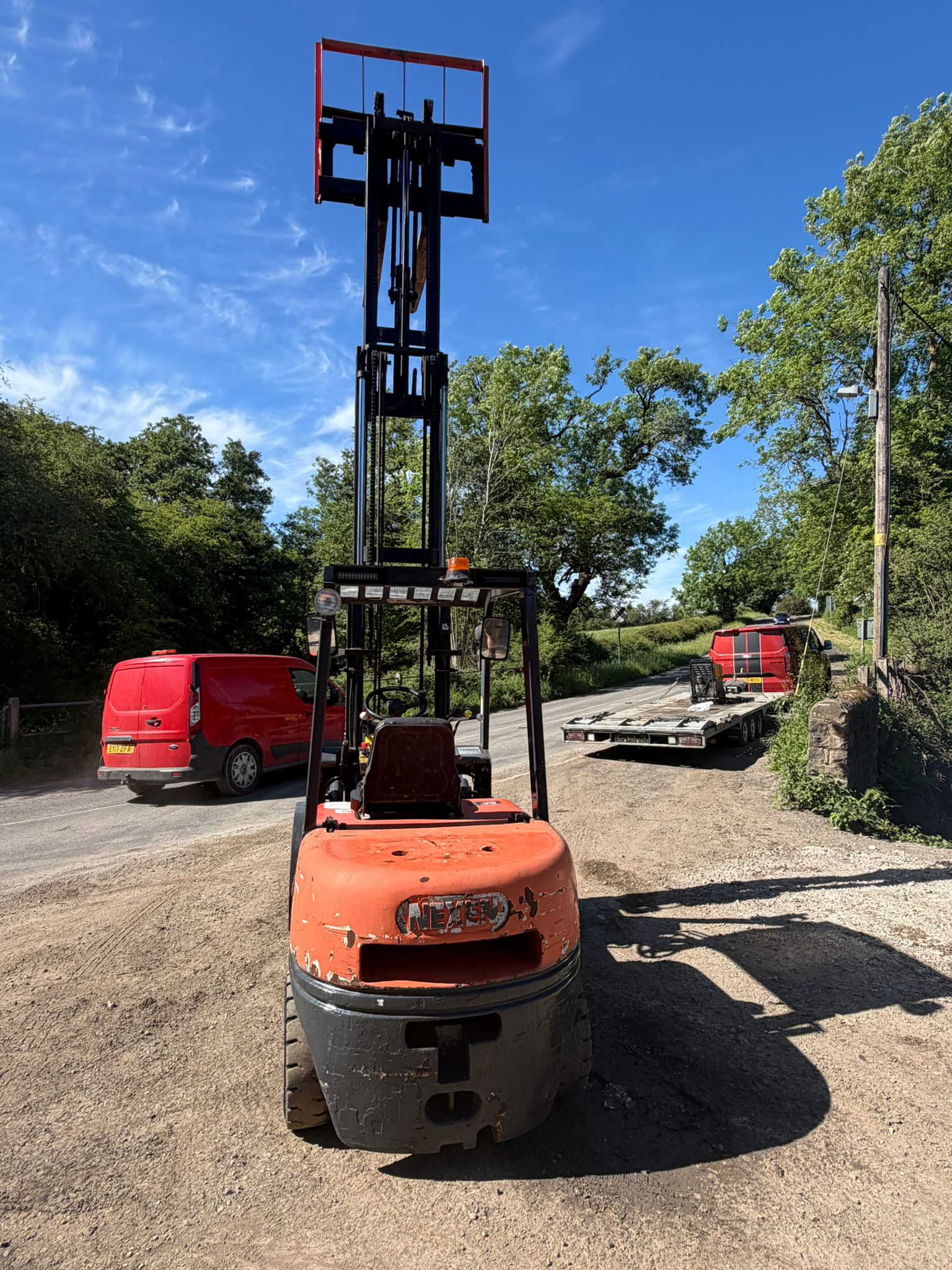 NEXEN FD30 3 TON DIESEL COUNTERBALANCE FORKLIFT forklift for sale in Pilsley, Chesterfield — photo 8