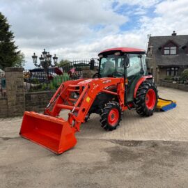 2016 KUBOTA L4240 44HP 4WD COMPACT TRACTOR W/ 2023 BOMFORD 1.45MTR TOPPER MOWER