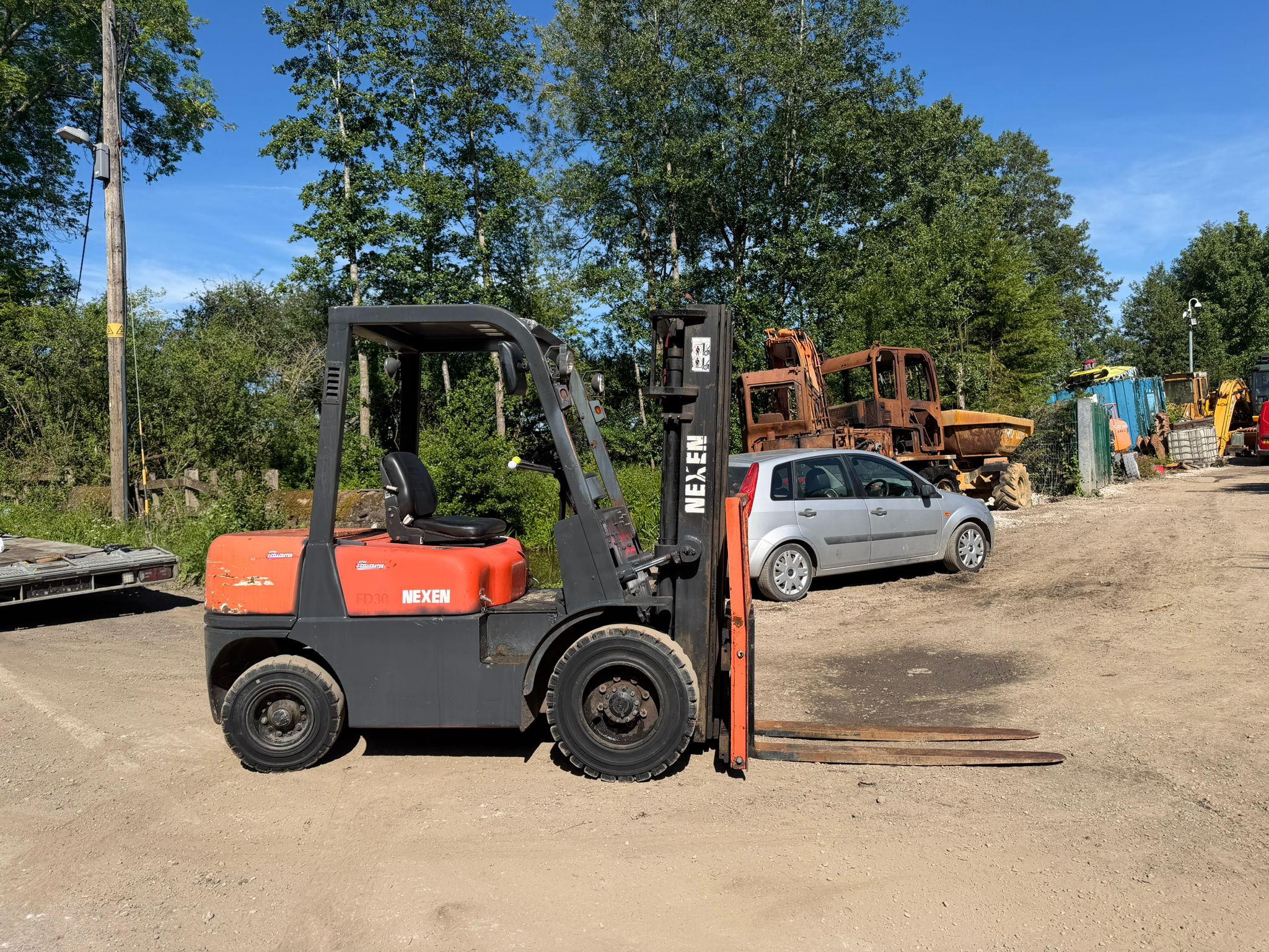 NEXEN FD30 3 TON DIESEL COUNTERBALANCE FORKLIFT forklift for sale in Pilsley, Chesterfield — photo 6