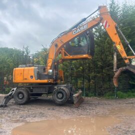 2016 CASE WX148 WHEELED WASTE MATERIAL HANDLER