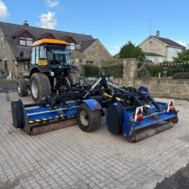2008 RYETEC PERUZZO TRIXFLEX 4200 PTO DRIVEN 3 GANG TOWBEHIND FLAIL MOWER