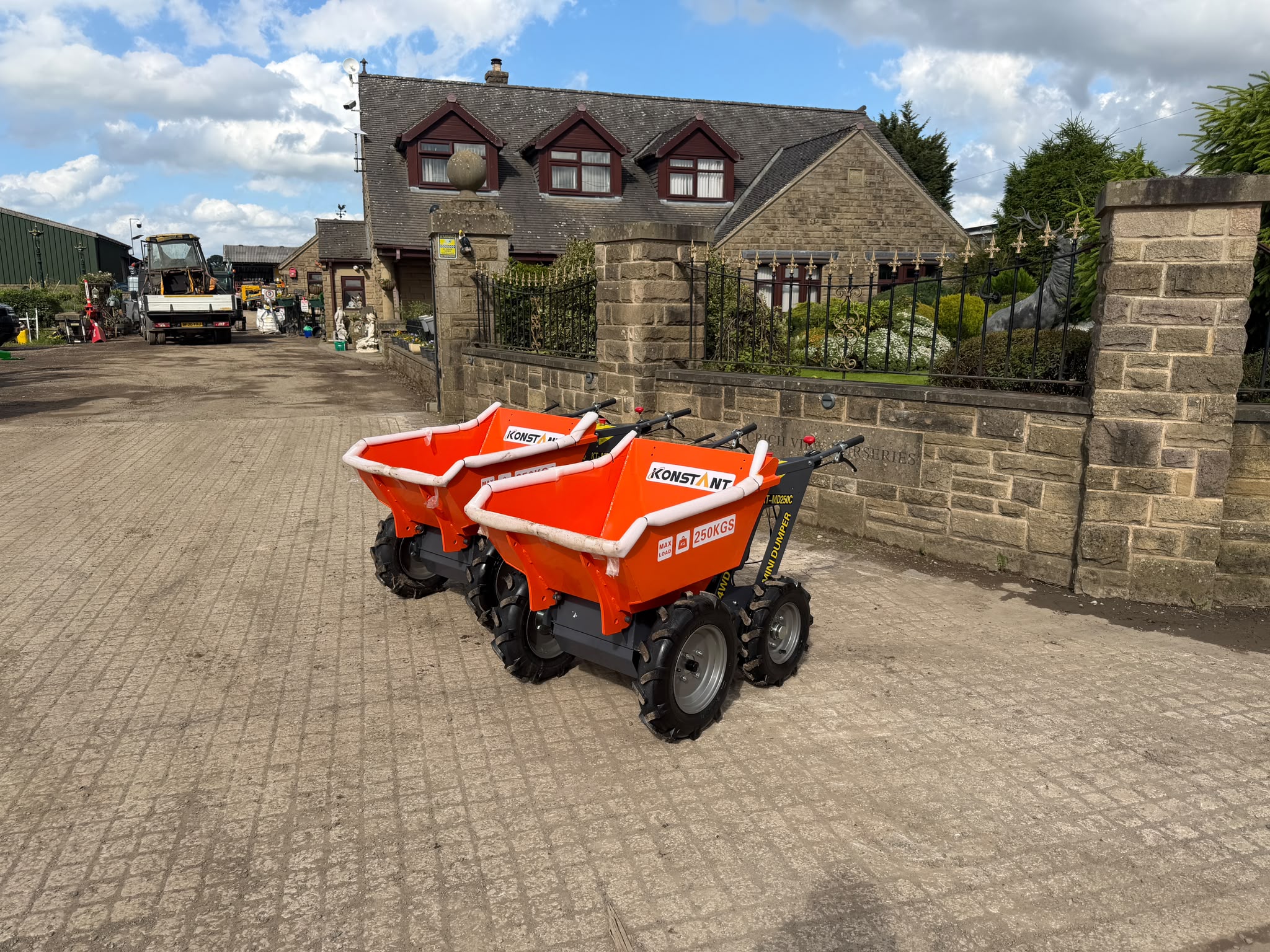 NEW/UNUSED 2026 KONSTANT KT-MD250C 4X4 PEDESTRIAN COMPACT DUMPER