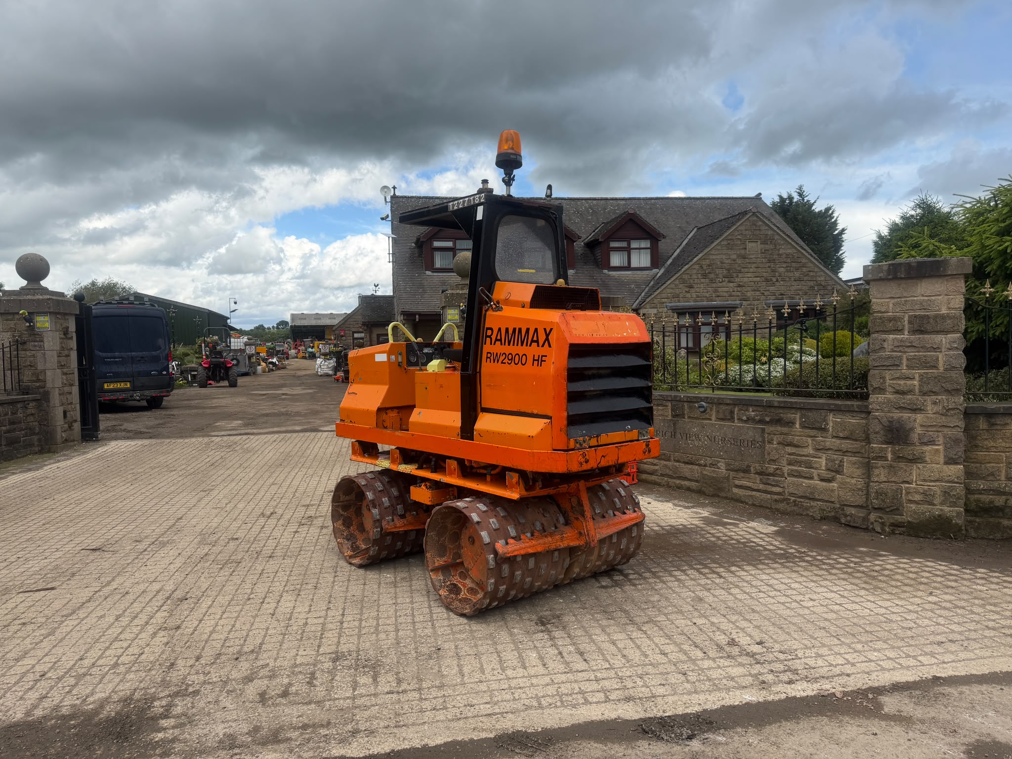 RAMMAX RW2900-HF 1000MM DIESEL RIDE ON TRENCH ROLLER mower for sale in Pilsley, Chesterfield — photo 9