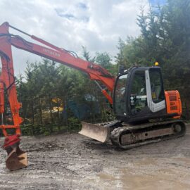 2009 HITACHI ZX70-LC LONG REACH MIDI EXCAVATOR