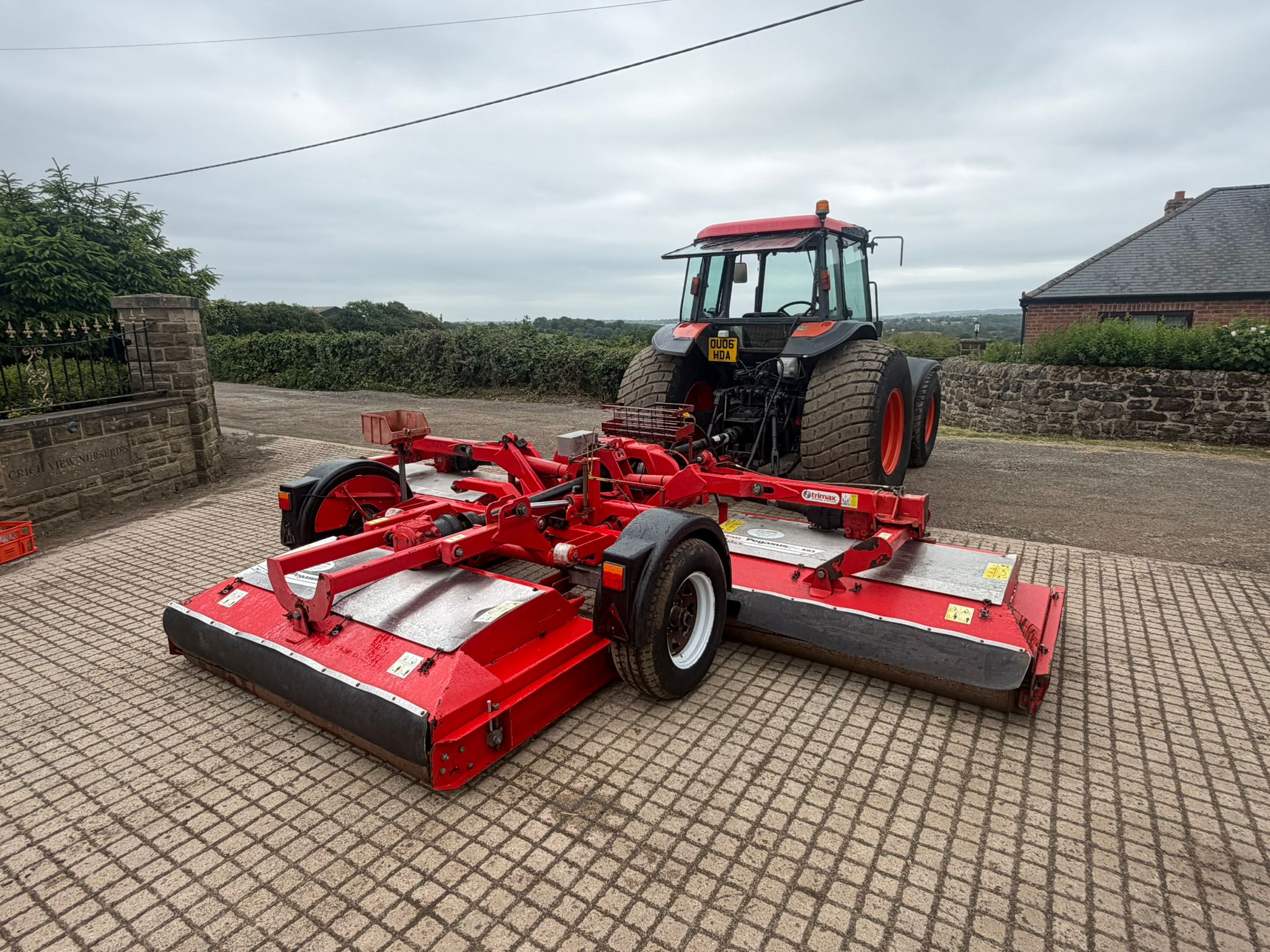 2017 TRIMAX PEGASUS S3 493 GANG ROTARY TOPPER MOWER
