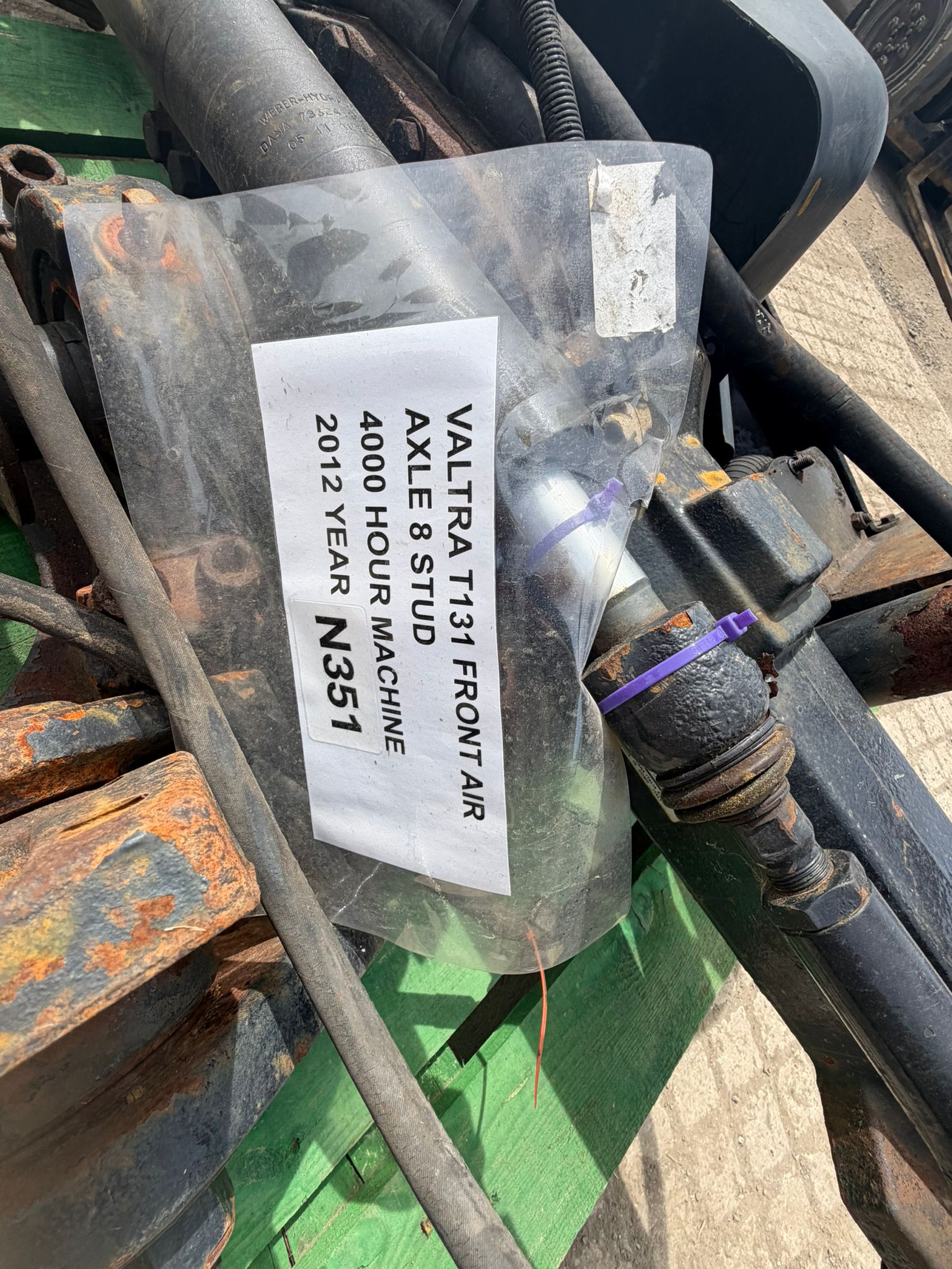 2012 Valtra tractor for sale in Pilsley, Chesterfield — photo 5