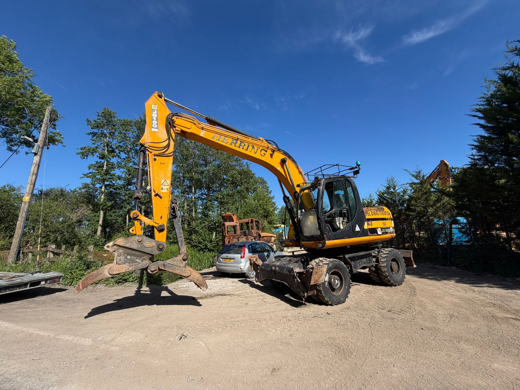 2010 JCB JS160W WHEELED EXCAVATOR