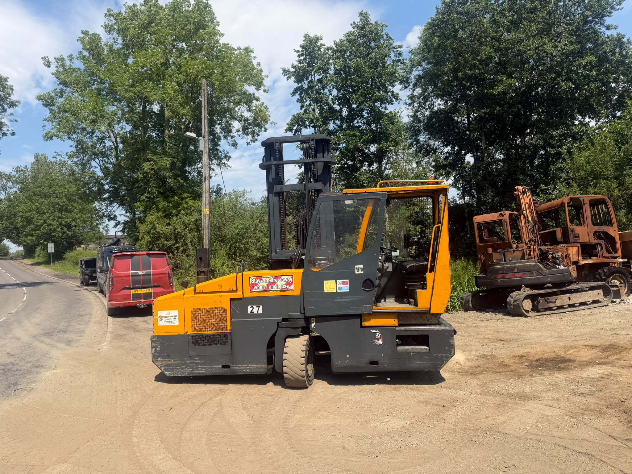 COMBILIFT C5000S/L 4 WAY DIESEL SIDE LOADER FORKLIFT