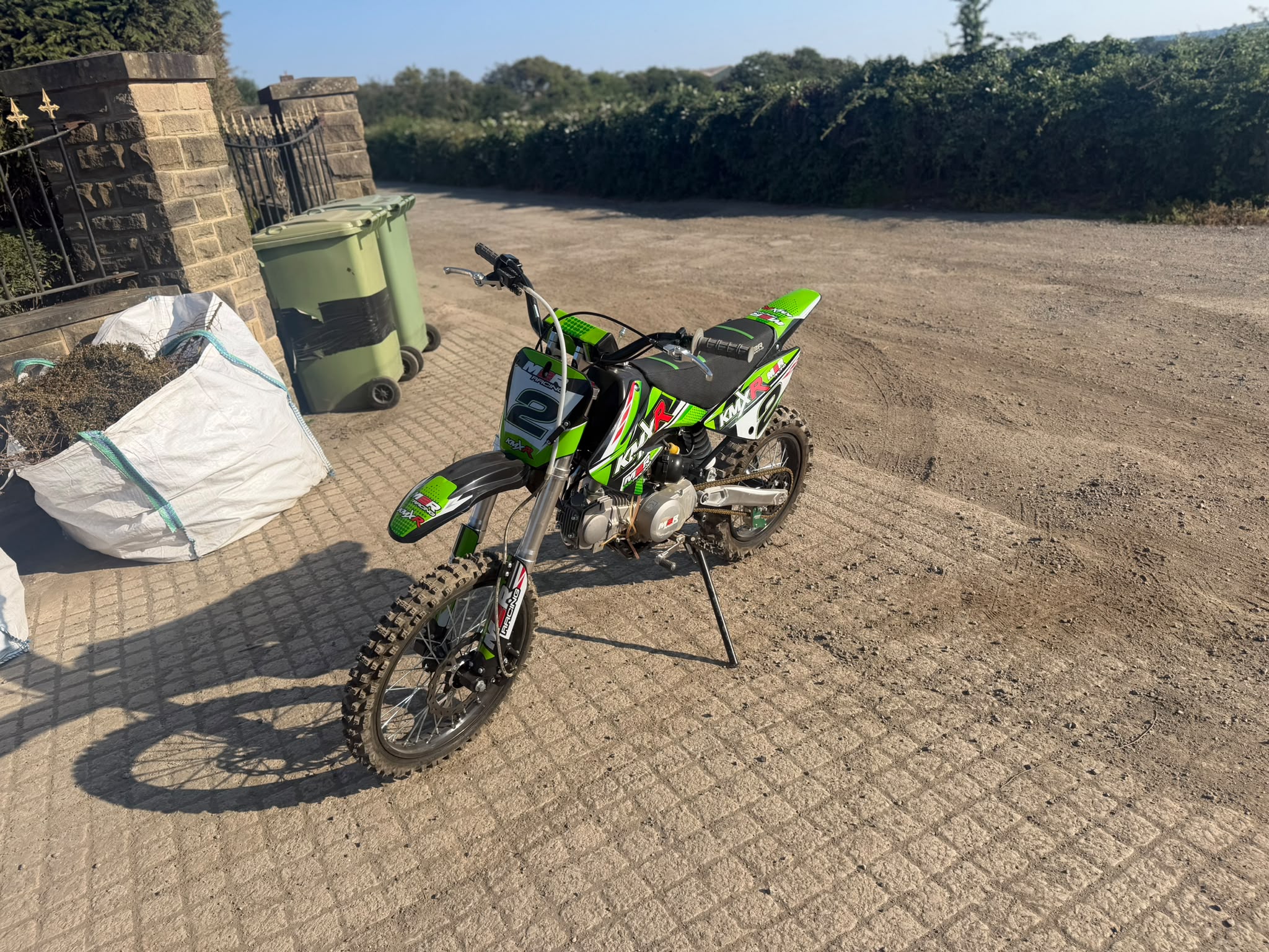 M2R RACING KMXR125 OFF ROAD DIRT BIKE (GREEN)
