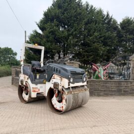 2015 HAMM HD13VV 1300MM 4 TON DIESEL TWIN DRUM VIBRATING ROLLER