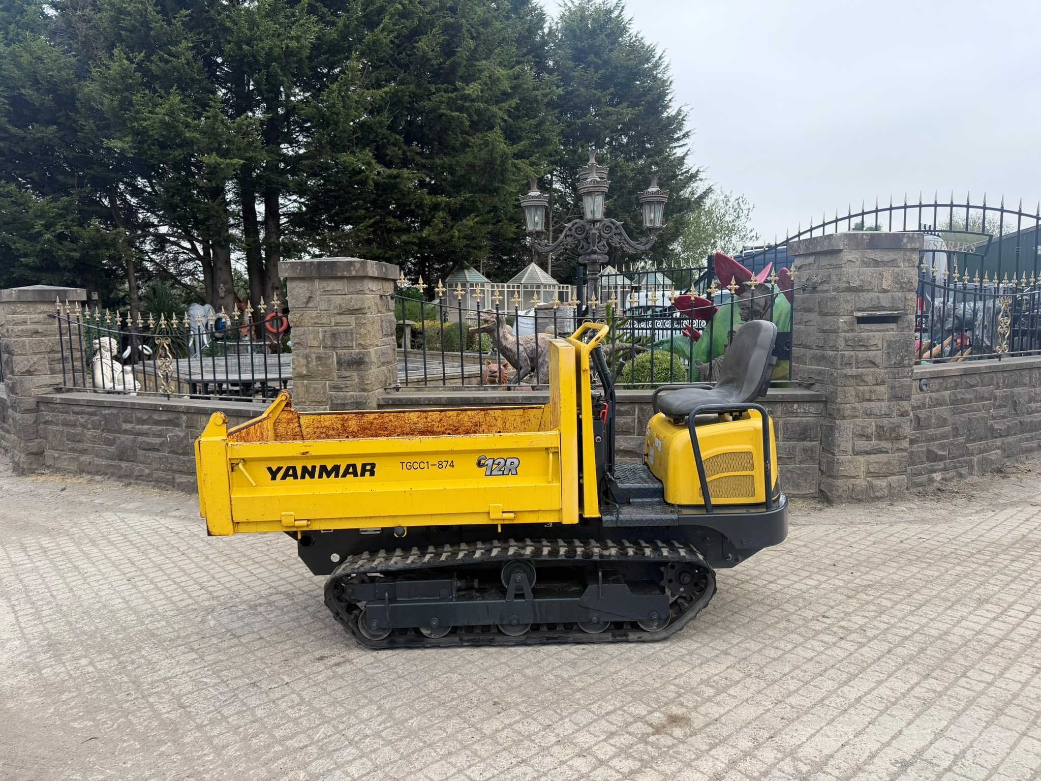 YANMAR C12R 1.2 TON DIESEL TRACKED DUMPER #3