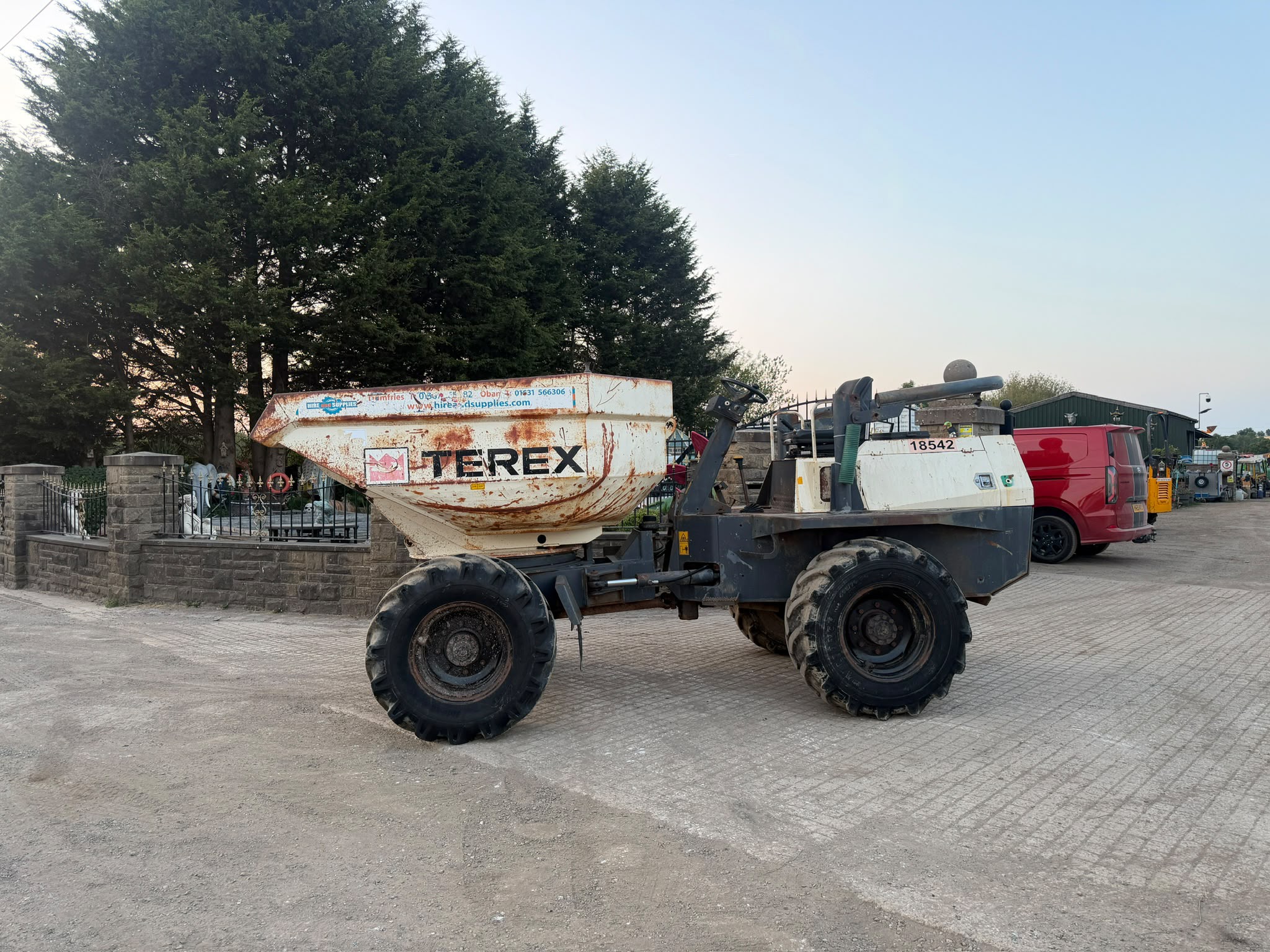 2007 TEREX PS6000 6 TON SWIVEL SKIP DUMPER