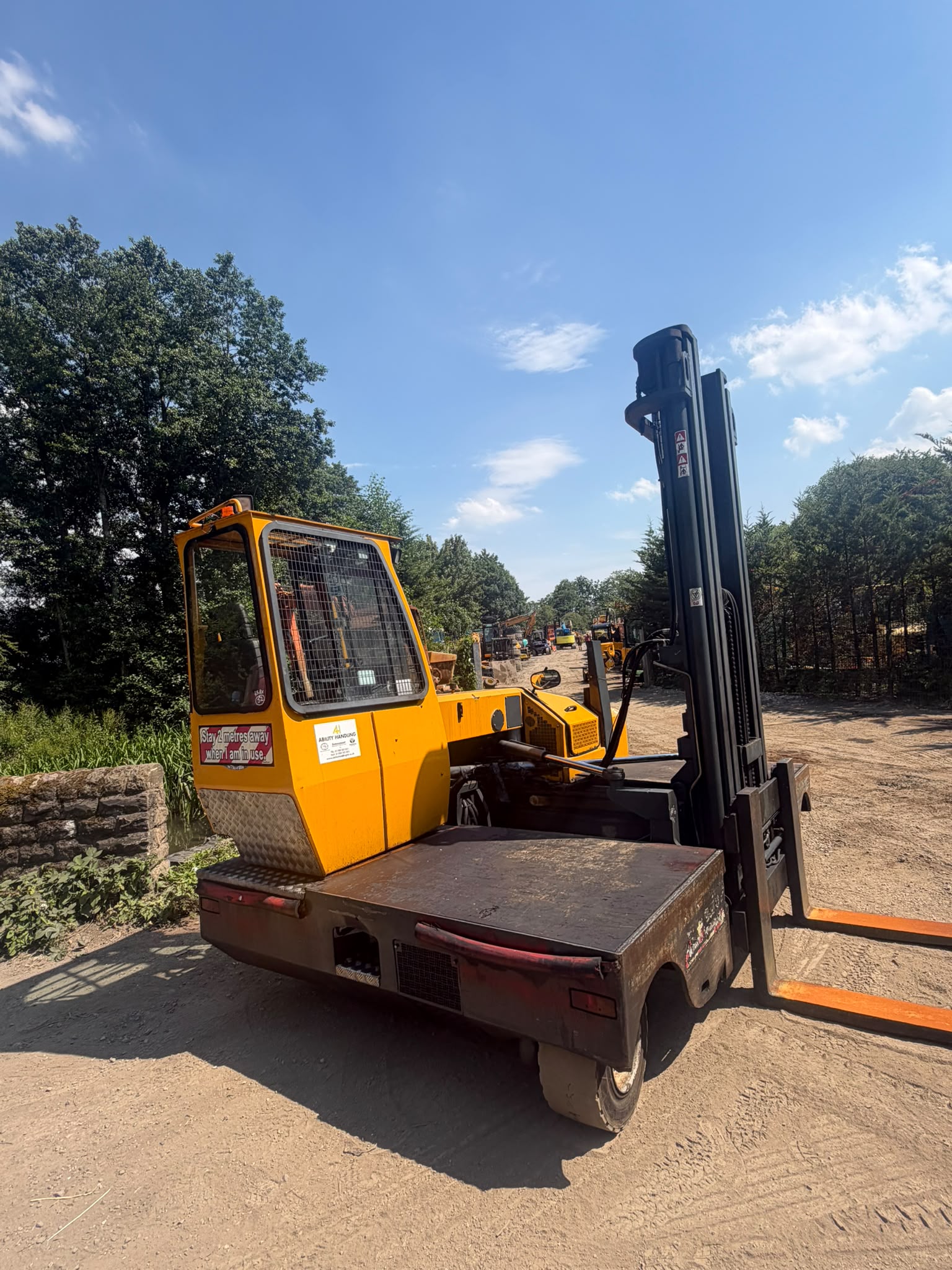 COMBILIFT C5000S/L 4 WAY DIESEL SIDE LOADER FORKLIFT forklift for sale in Pilsley, Chesterfield — photo 4