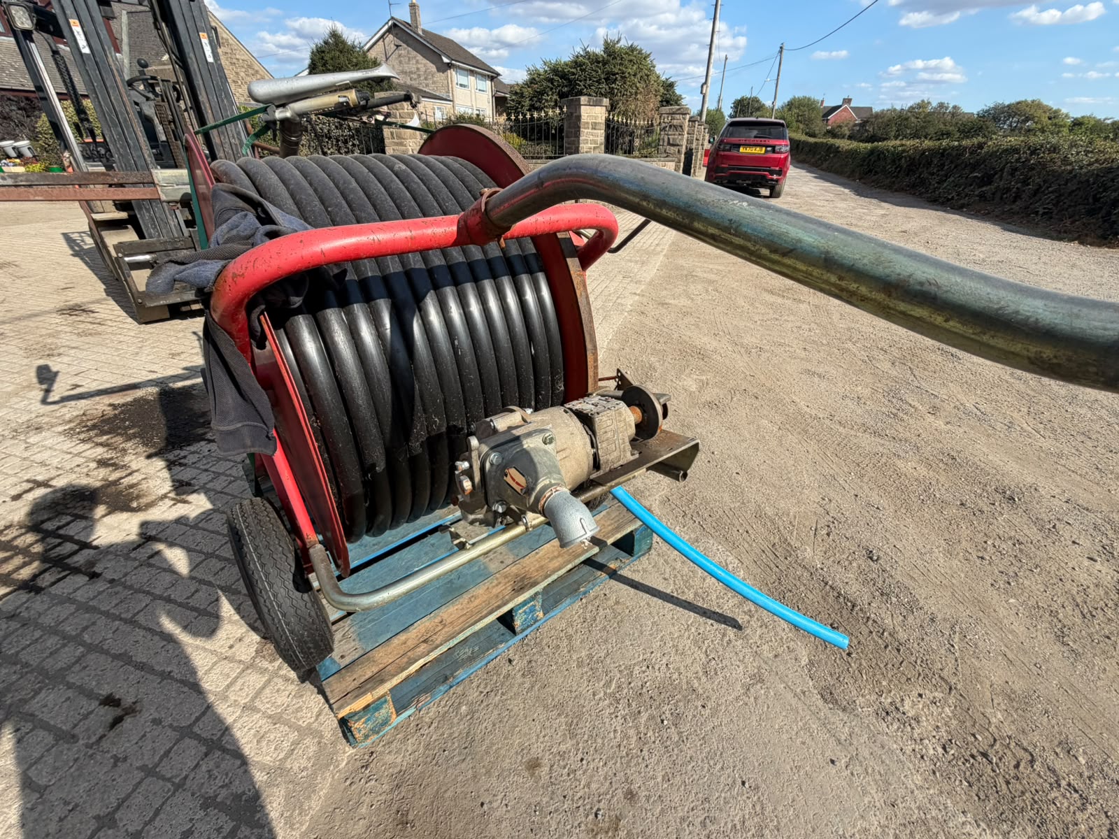 RM 140 SPEEDY RAIN IRRIGATION HOSE REEL TRAILER trailer for sale in Pilsley, Chesterfield — photo 2