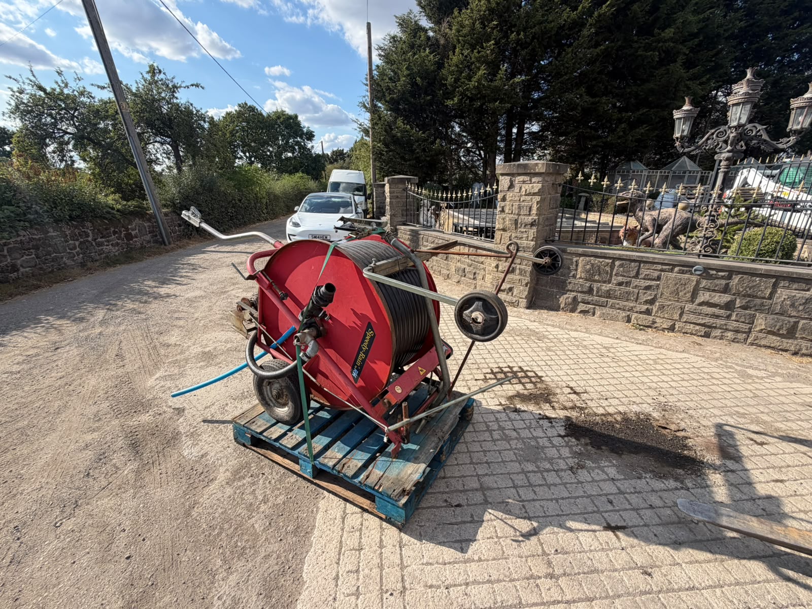 RM 140 SPEEDY RAIN IRRIGATION HOSE REEL TRAILER trailer for sale in Pilsley, Chesterfield — photo 5