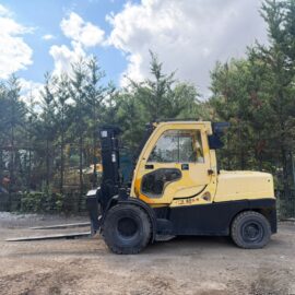 2015 HYSTER FORTENS H5.5FT 5.5 TON TWIN WHEELED DIESEL COUNTERBALANCE FORKLIFT