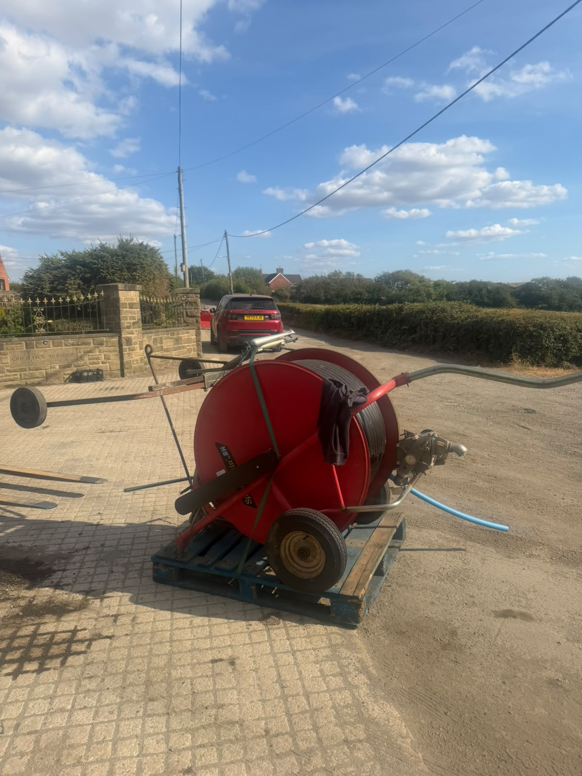 RM 140 SPEEDY RAIN IRRIGATION HOSE REEL TRAILER trailer for sale in Pilsley, Chesterfield — photo 4