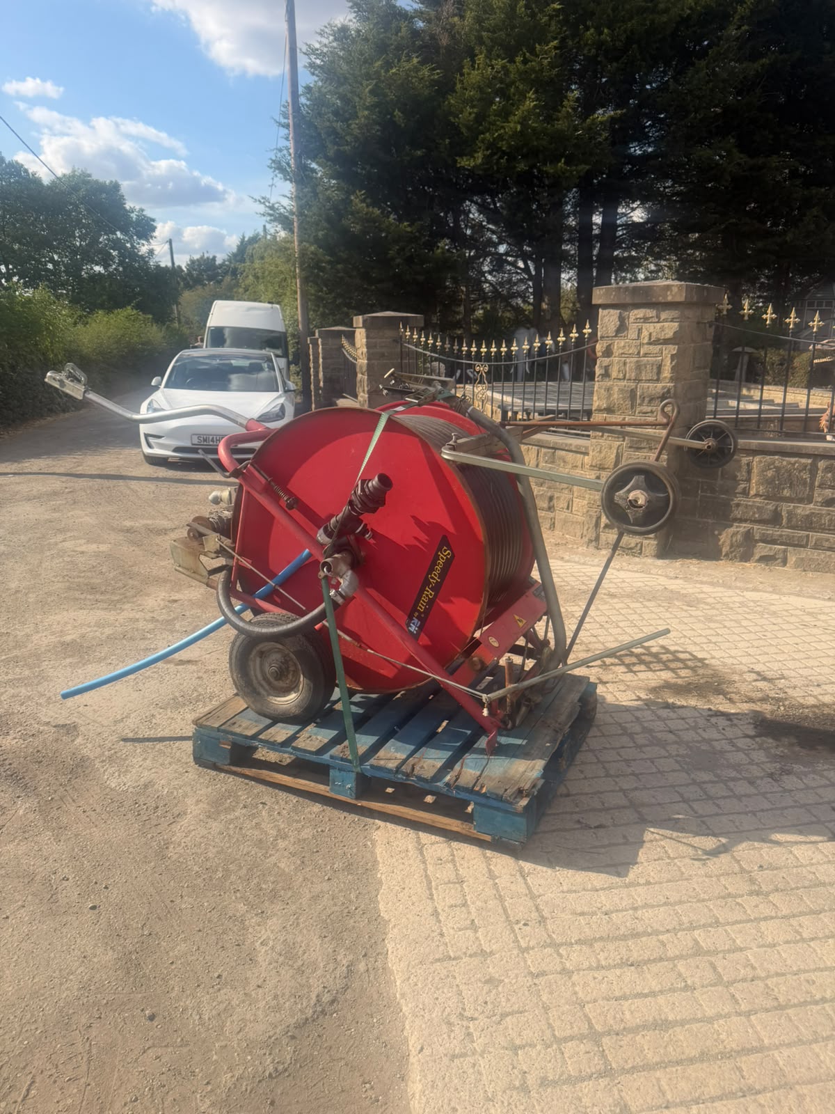 RM 140 SPEEDY RAIN IRRIGATION HOSE REEL TRAILER
