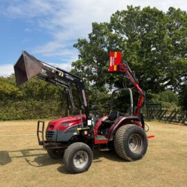 TYM T430 43HP 4WD COMPACT TRACTOR WITH LOADER, BUCKET AND 2026 HEDGE CUTTER