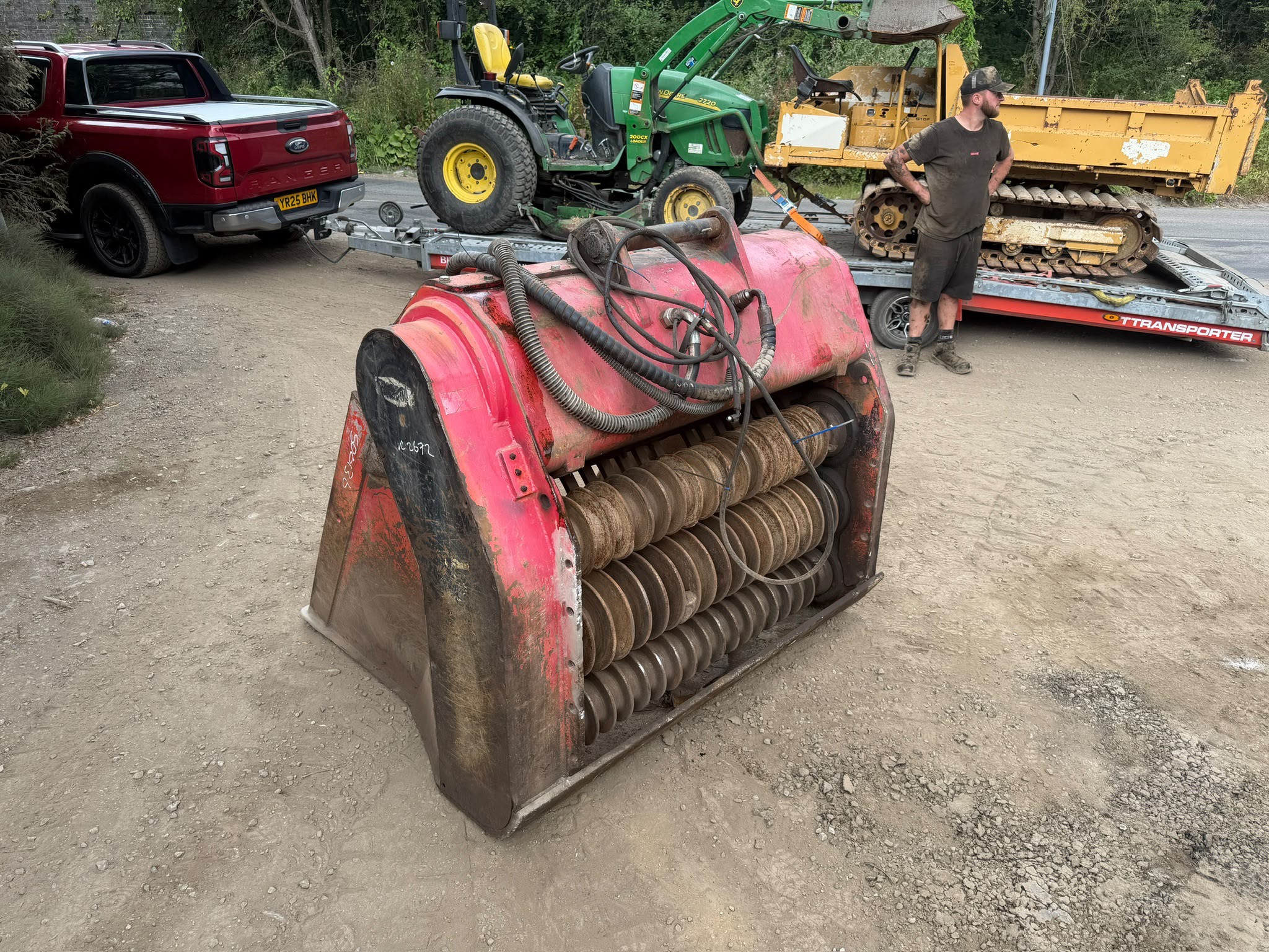 GANNON HYDRAULIC EXCAVATOR SCREENING BUCKET excavator for sale in Pilsley, Chesterfield — photo 4