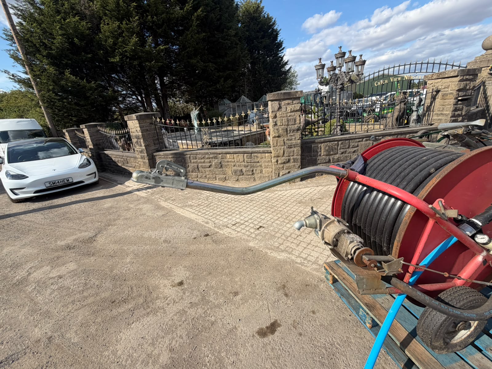 RM 140 SPEEDY RAIN IRRIGATION HOSE REEL TRAILER trailer for sale in Pilsley, Chesterfield — photo 8