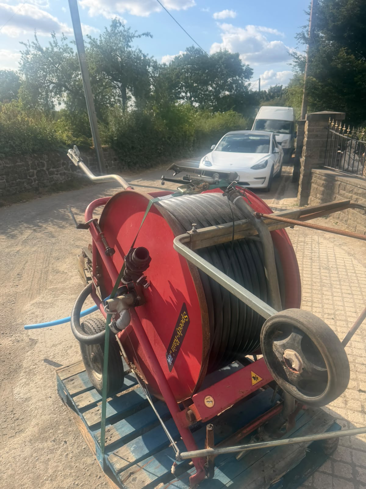 RM 140 SPEEDY RAIN IRRIGATION HOSE REEL TRAILER trailer for sale in Pilsley, Chesterfield — photo 12