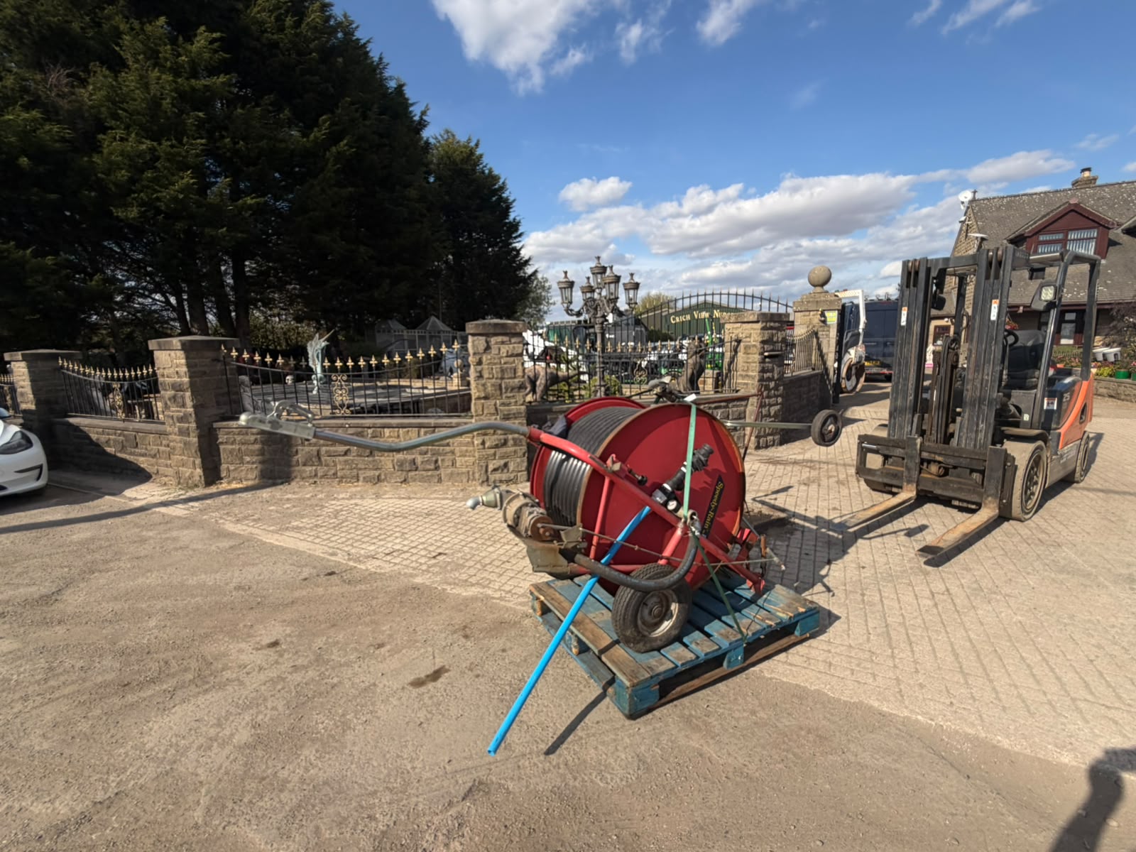 RM 140 SPEEDY RAIN IRRIGATION HOSE REEL TRAILER trailer for sale in Pilsley, Chesterfield — photo 9
