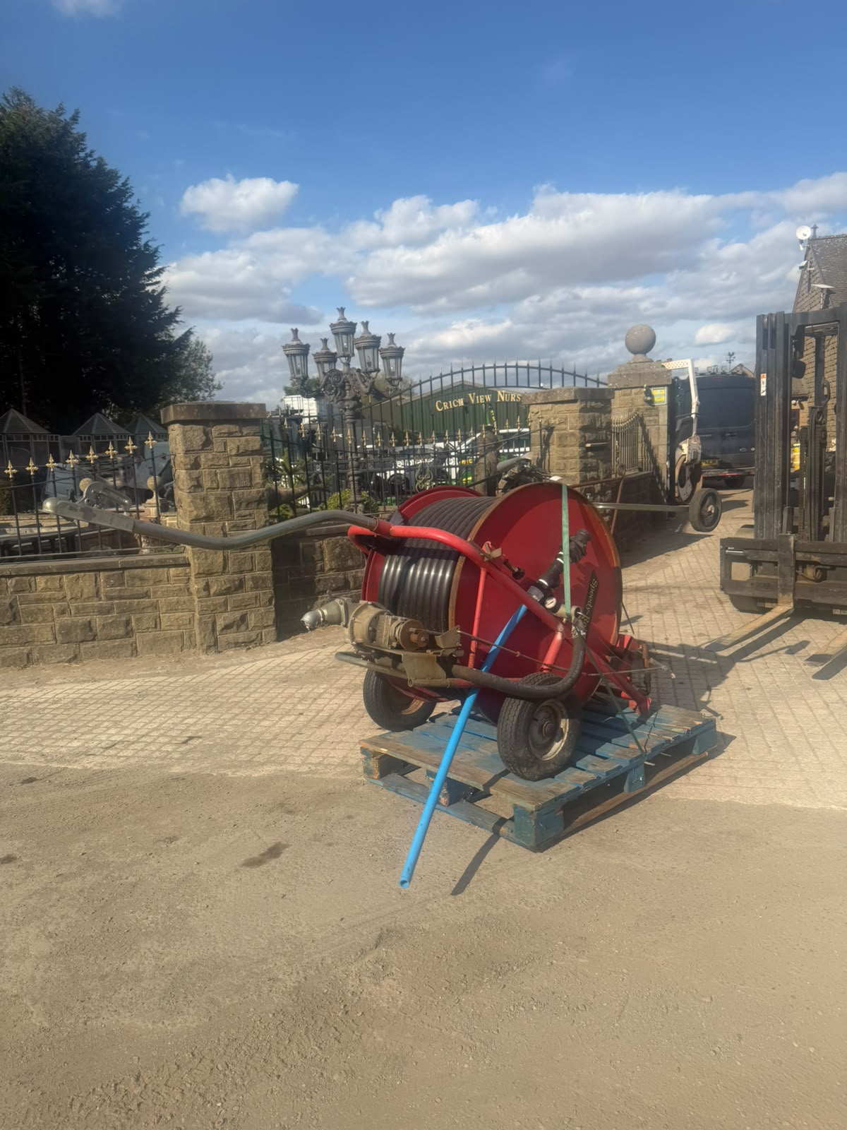 RM 140 SPEEDY RAIN IRRIGATION HOSE REEL TRAILER trailer for sale in Pilsley, Chesterfield — photo 3