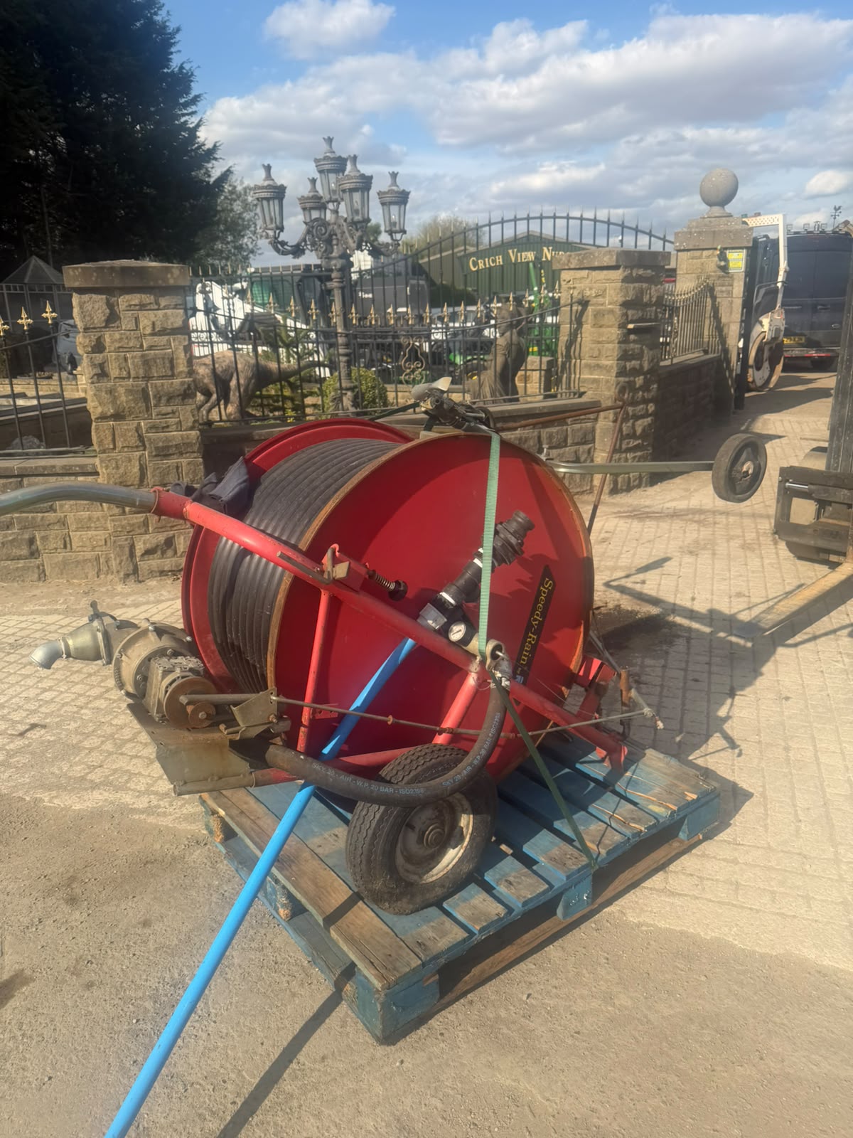 RM 140 SPEEDY RAIN IRRIGATION HOSE REEL TRAILER trailer for sale in Pilsley, Chesterfield — photo 7