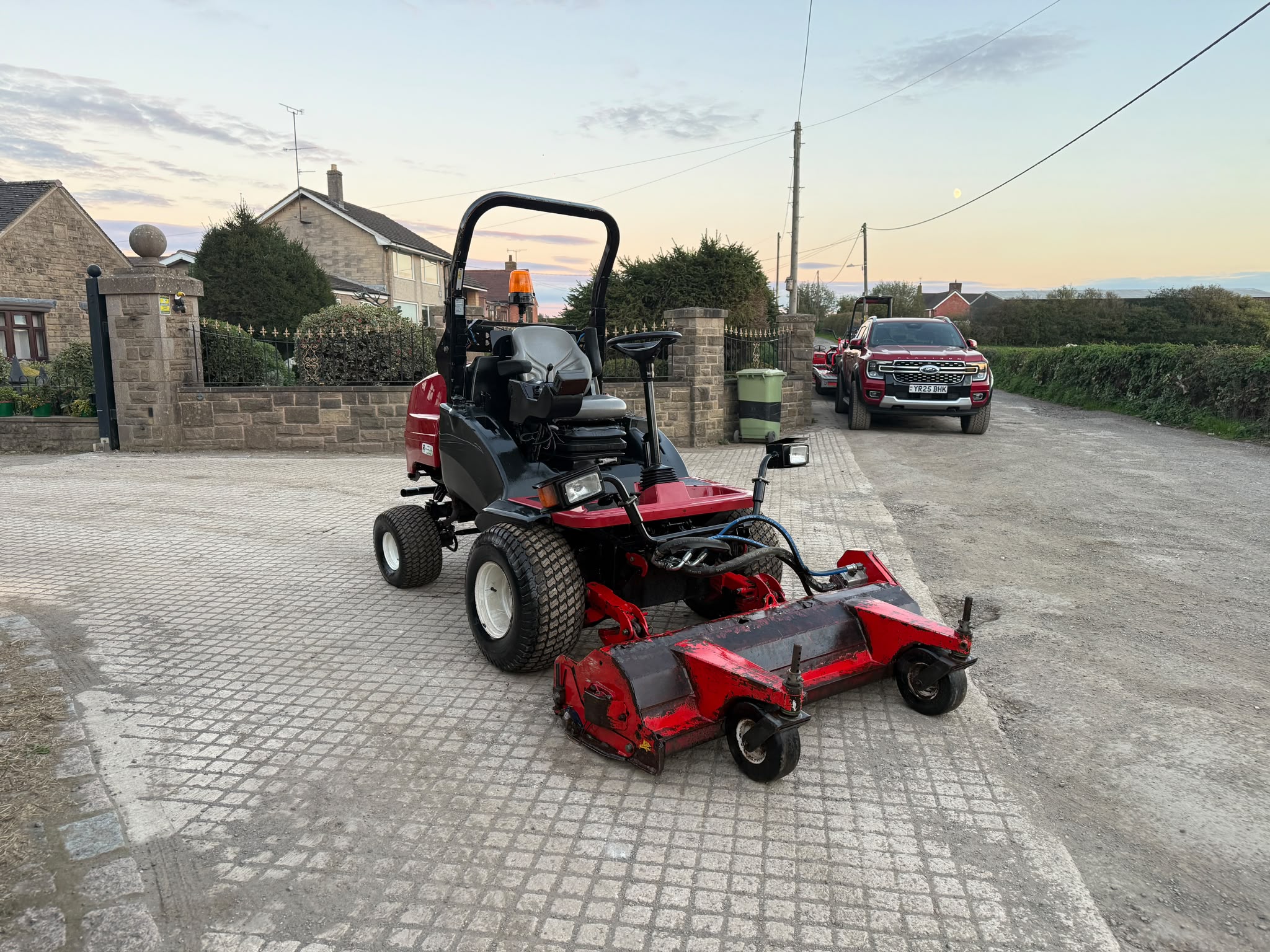 2015 2015 TORO GROUNDMASTER GM3400 4WD DIESEL OUTFRONT MOWER WITH TRIMAX FLAIL DECK for sale in Pilsley, Chesterfield