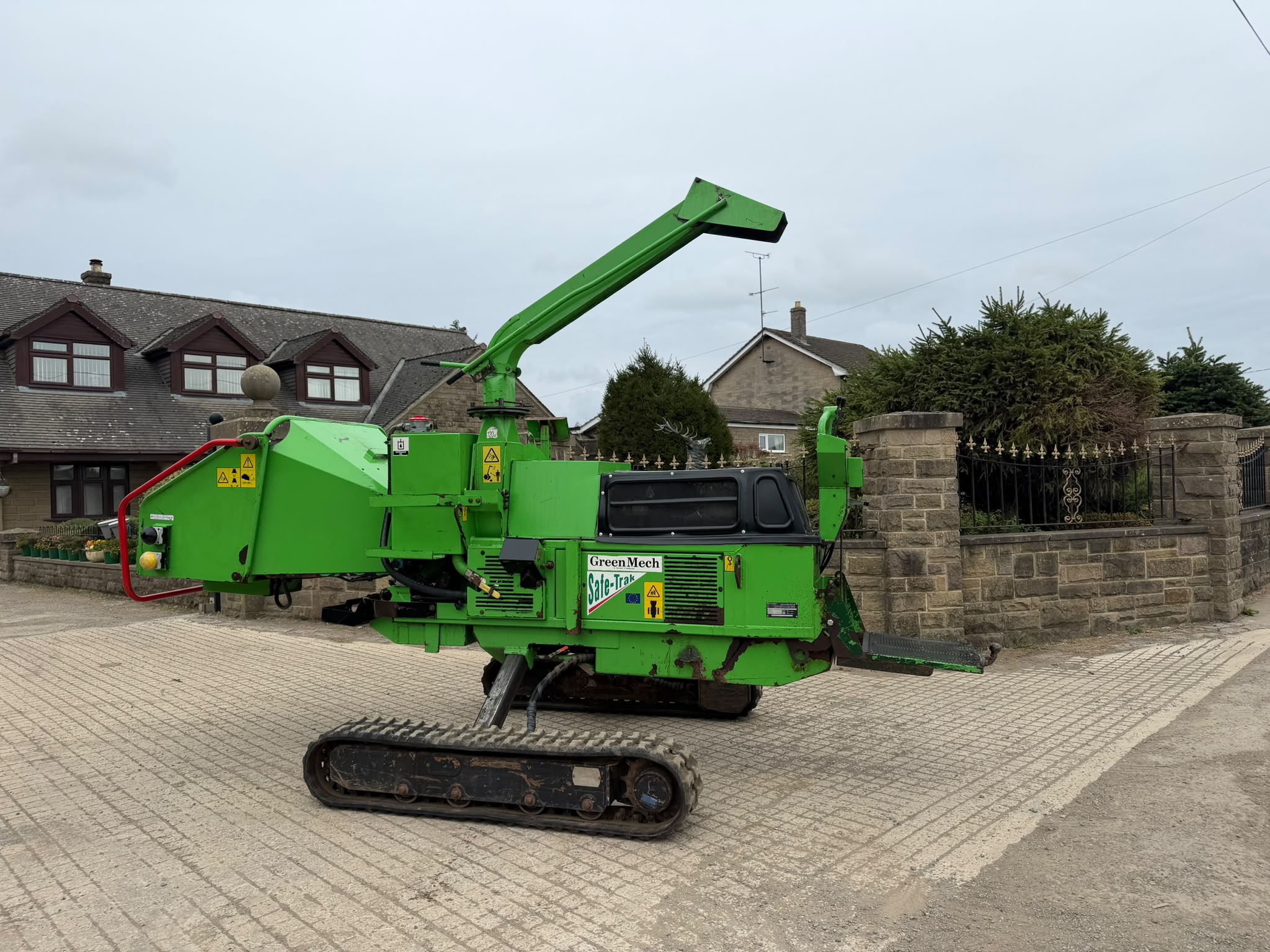 2010 2010 GREENMECH SAFE TRAK STC19-28MT50 MK2 DIESEL TRACKED BANK/SLOPE WOOD CHIPPER for sale in Pilsley, Chesterfield