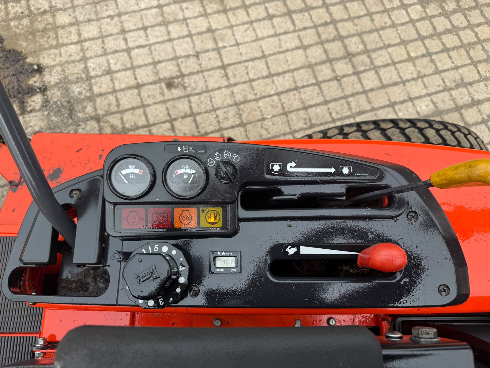 2015 Kubota mower for sale in Pilsley, Chesterfield — photo 2