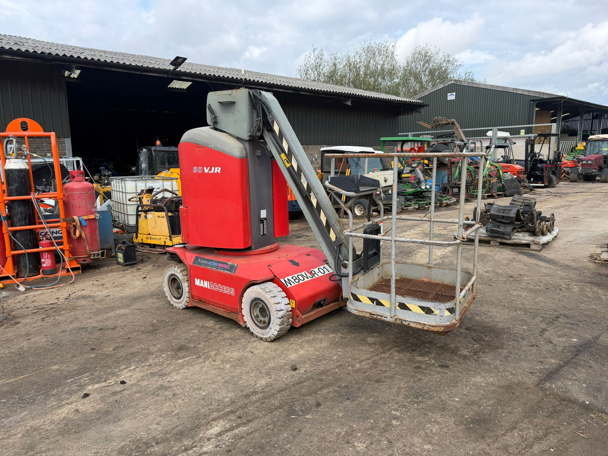 MANITOU MANIACCESS 80VJR 7.7MTR ELECTRIC VERTICAL BOOM LIFT for sale in Pilsley, Chesterfield