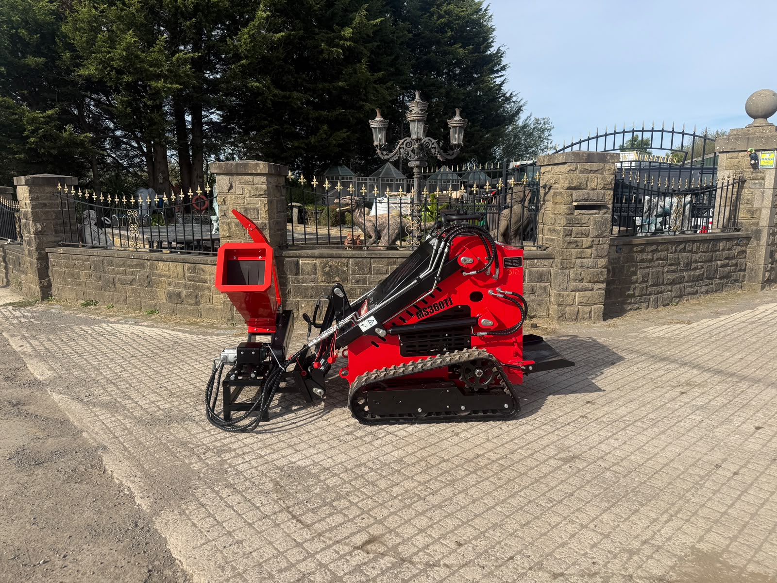 NEW/UNUSED MMS MS360TJ MINI TRACKED SKIDSTEER LOADER WITH WOOD CHIPPER AND BUCKET BUNDLE! for sale in Pilsley, Chesterfield
